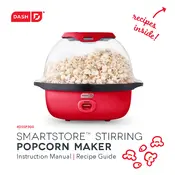 Dash DSSP300 Smartstore Strring Popcorn Maker manual cover