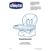 Chicco Snack Booster Chair manual cover