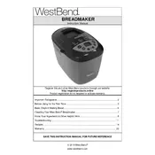 West Bend L5951 47413 Breadmaker manual cover