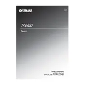 Yamaha T-S500 Tuner manual cover