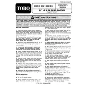 Toro Super Bagger 21-inch 20216 Mower manual cover