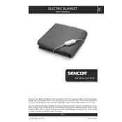 Sencor SUB 181BE Electric Blanket manual cover