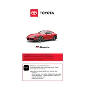 Toyota Supra Connected Services 2021 Sports Car manual cover