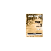 Can-Am DS 250 2008 Vehicle manual cover