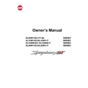 SYM XL05W1-EU SERIES SYMPHONY ST 125 Liquid Cooled Scooter manual cover