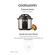 Cookworks 7117288 MY-CJ6002W Pressure Cooker manual cover