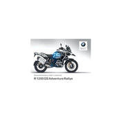 BMW R 1200GS Adventure Rallye 2017 Motorcycle manual cover