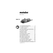 Metabo FME 737 Router manual cover