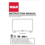 RCA RTDVD2409 TV manual cover