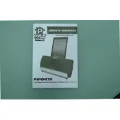 Pyle PIPDK78 Dock manual cover