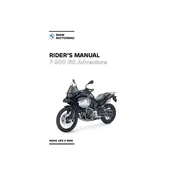 BMW F 900 GS Adventure 2023 Motorcycle manual cover