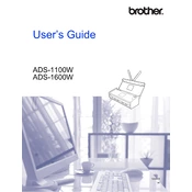 Brother ADS-1100W manual cover