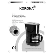 Korona 12010 Coffee Maker manual cover