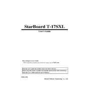 Hitachi T-17SXL Star Board manual cover