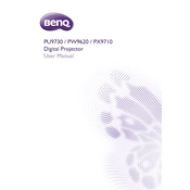 BenQ PU9730 manual cover