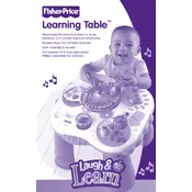 Fisher Price Mattel Learning Table with Books M7313 Toy manual cover