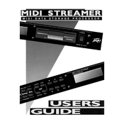 Peavey MIDI Streamer Processor manual cover