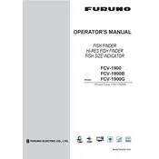 Furuno FCV-1900 Fish Finder manual cover