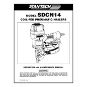 Bostitch SDCN14 Nailer manual cover