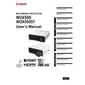 Canon WUX450ST manual cover