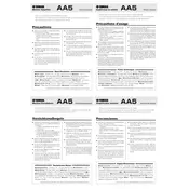 Yamaha AA5 Amplifier manual cover