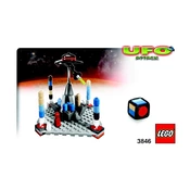 LEGO UFO Attack 3846 Construction Set manual cover