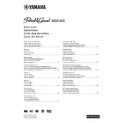 Yamaha Portable Grand DGX-670 Piano manual cover