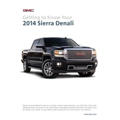 GMC Sierra 2014 manual cover