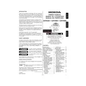 Honda GXV660 2014 Engine manual cover