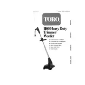 Toro 1100 51317 Trimmer manual cover