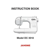 Janome DC3018 manual cover