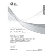 LG LFXS24623B Refrigerator manual cover