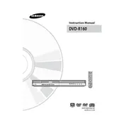 Samsung DVD-R160 DVD Player manual cover