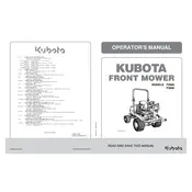 Kubota F3690 Mower manual cover