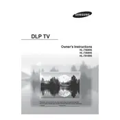 Samsung HL-T5089S TV manual cover