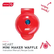 Dash DMWH100 Heart Mini Maker Waffle manual cover