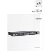 Peavey VSX 26 Processor manual cover