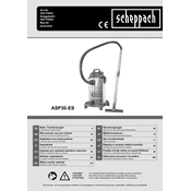 Scheppach ASP30-ES 5907709901 Vacuum Cleaner manual cover