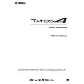 Yamaha Tyros4 Keyboard manual cover