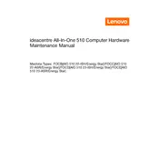 Lenovo IdeaCentre AIO 510 22-ASR Computer manual cover