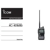 Icom IC-E92D Transceiver manual cover