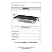 Chefscape L5749A PRGD900 Griddle manual cover