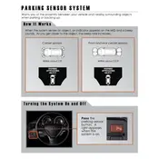 Acura ZDX Parking Sensor System 2013 SUV manual cover