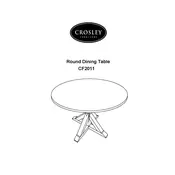 Crosley CF2011 Table manual cover