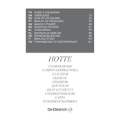 De Dietrich DHB7952A Hood manual cover