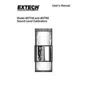 Flir Extech 407744 Calibrator manual cover