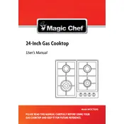 Magic Chef MCSCTG24S Cooktop manual cover