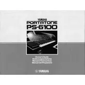 Yamaha PS-6100 Keyboard manual cover