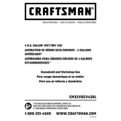 Craftsman CMXEVBCV430L Vacuum manual cover