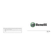 Benelli TNT 135 Motorcycle manual cover